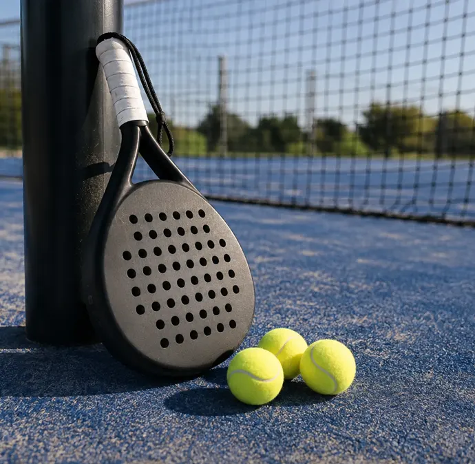 Una pista para dar clase de padel
