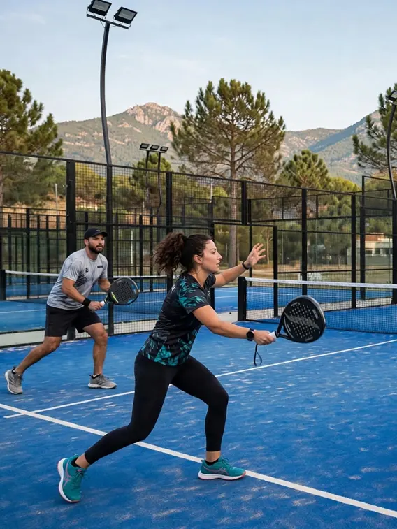 Pista de padel en Guadarrama